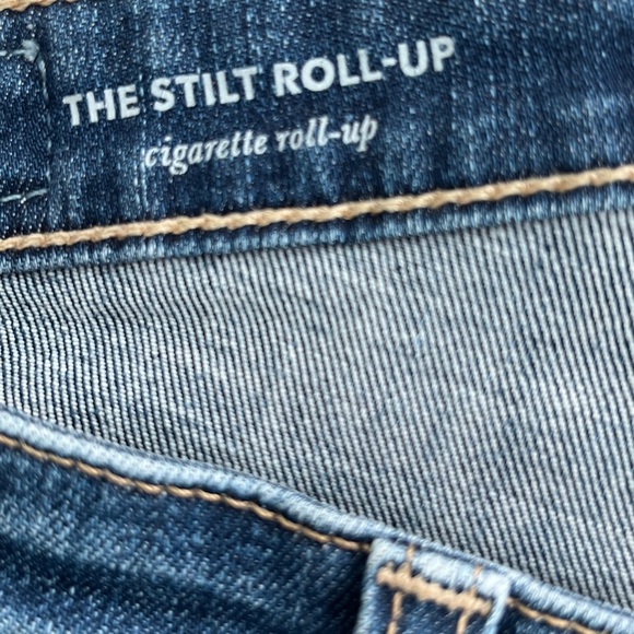 AG Jeans size 25 The Stilt Cigarette Roll-Up, raw hem, great condition - Picture 10 of 10